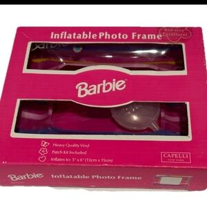 NEW Barbie Capelli NY Inflatable Photo Frame 5x6 VTG 90s Y2K 1998 Patch Kit